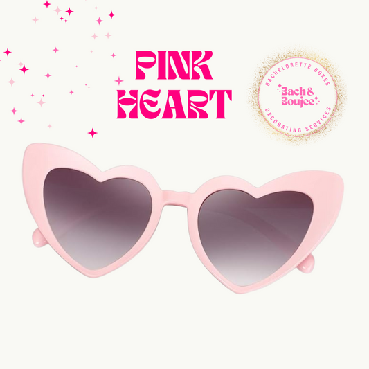 Heart Sunglasses Pink