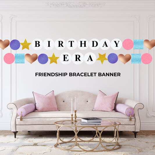 Birthday Era Banner Friendship Bracelet