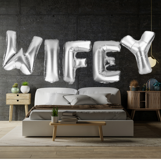 Large Wifey Balloon Banner